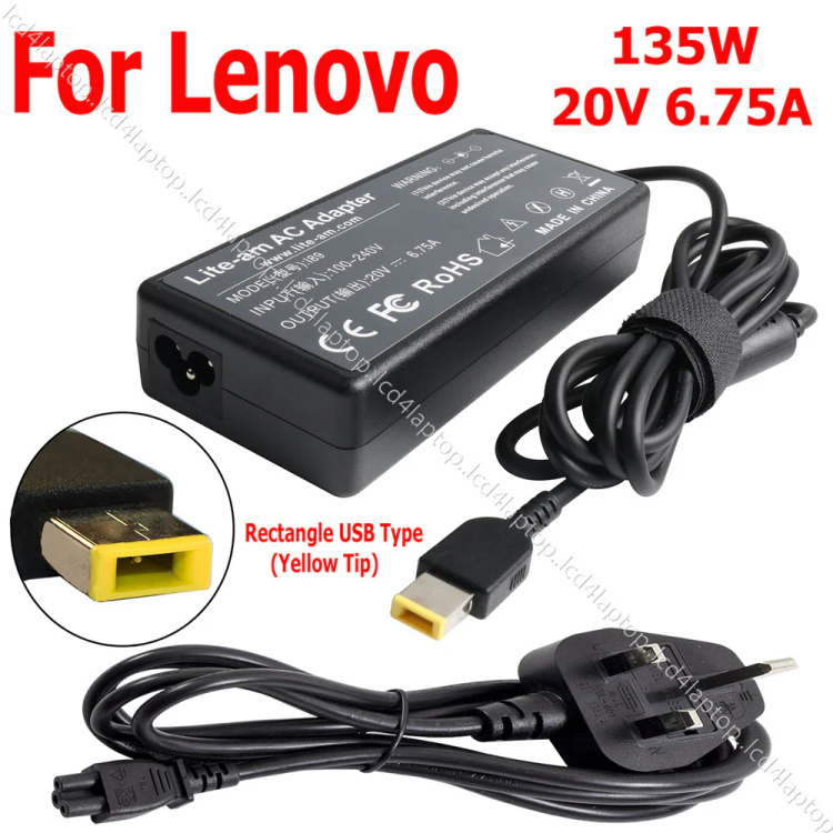 LENOVO CHARGER 135 WATT USB