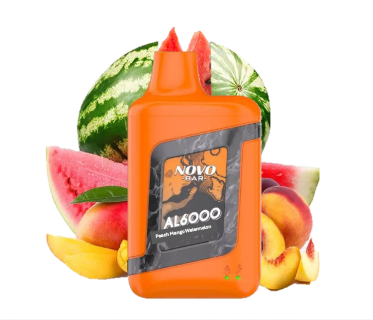 SMOK Novo Bar - Peach Mango Watermelon - 6000 Puff, Disposable Vape