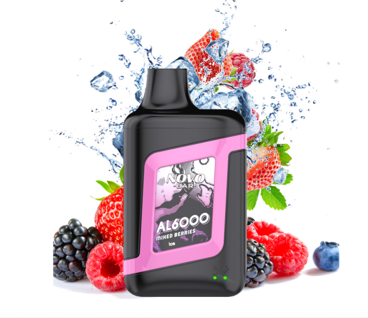 SMOK Novo Bar - Mixed Berries Ice - 6000 Puff, Disposable Vape