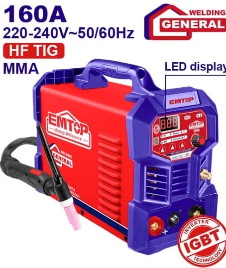 ماكنه لحام ميج ETIG1652     160A MMA/TIG MM 1.6/4.0 