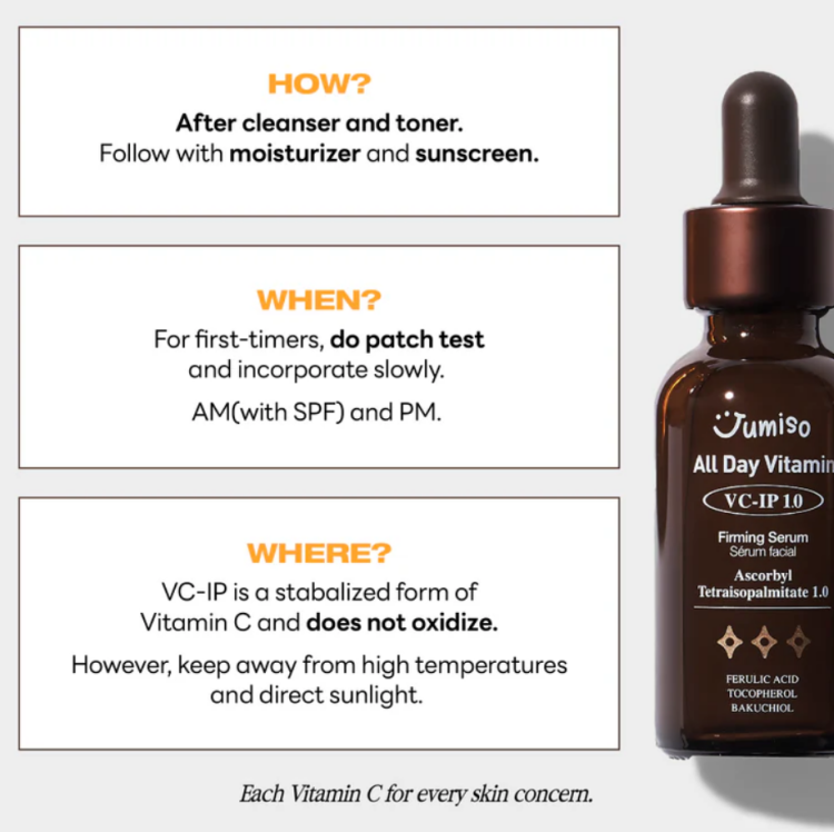JUMISO, All Day Vitamin VC-IP 1.0 Firming Serum