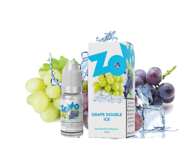 Zomo Grape Double Ice, Saltnic,  Vape Juice  