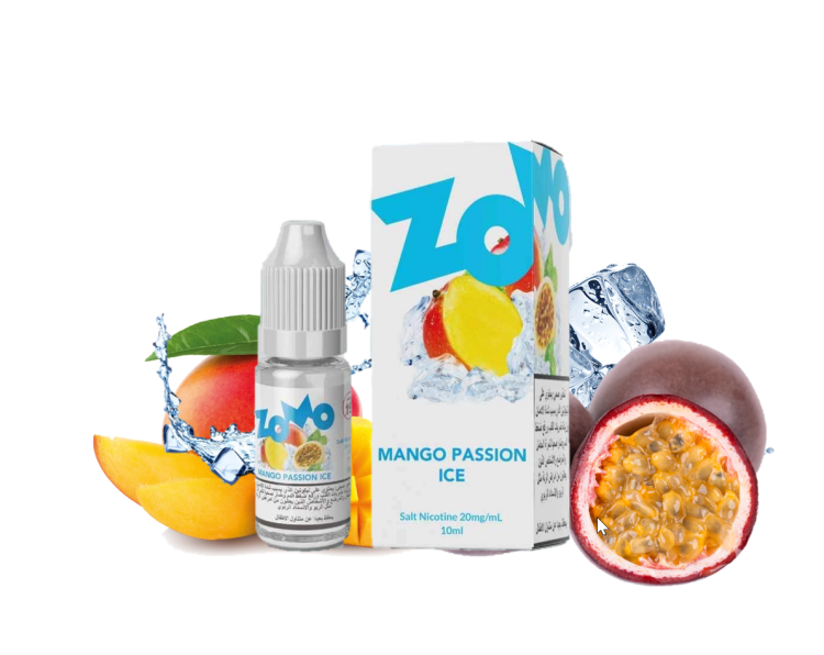 Zomo Mango Passion Ice, Saltnic,  Vape Juice  