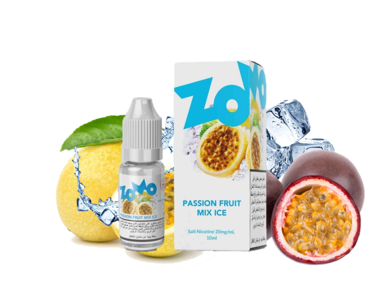 Zomo Passion Fruit Mix Ice, Saltnic,  Vape Juice  