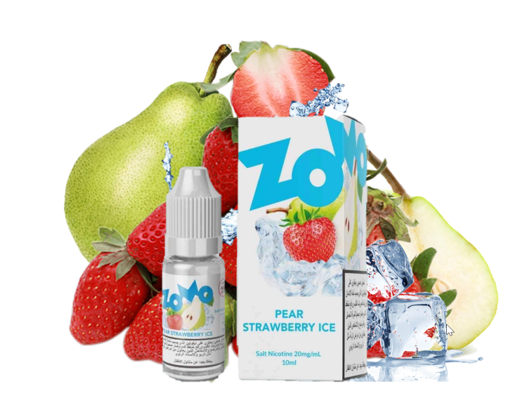 Zomo Pear Strawberry  Ice, Saltnic,  Vape Juice  