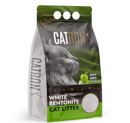 كاترون رمل قطط برائحة التفاح 