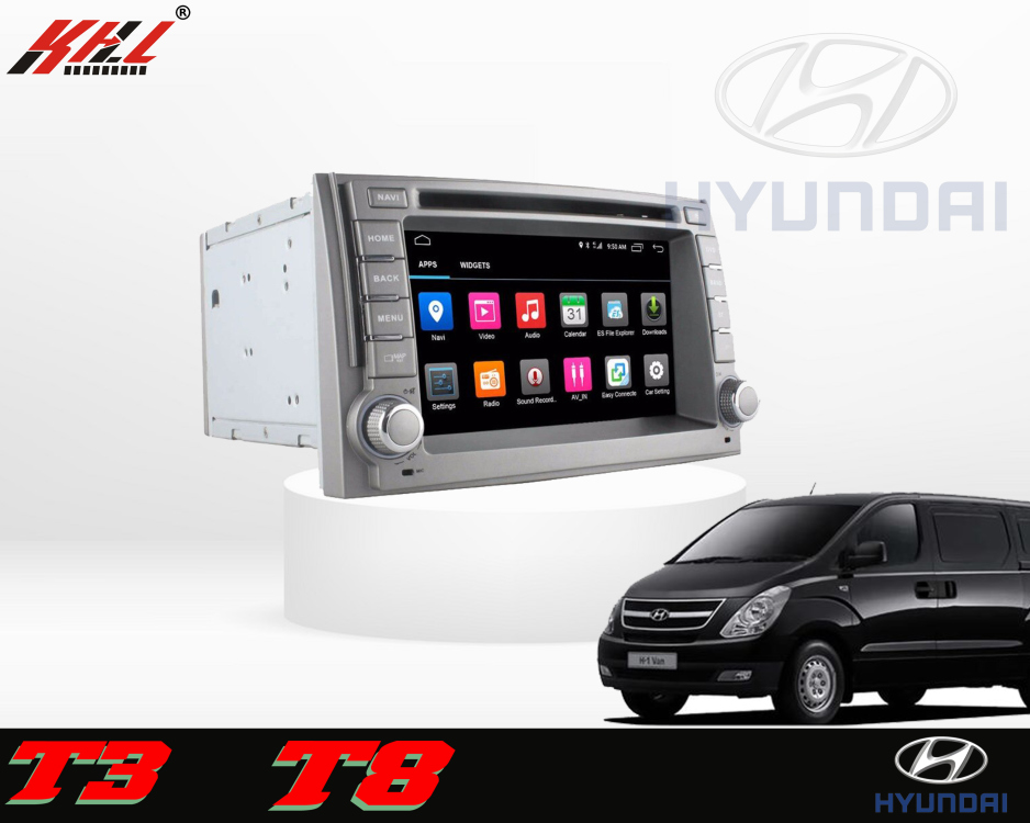 شاشةKHL هونداي  H1 نظام CD