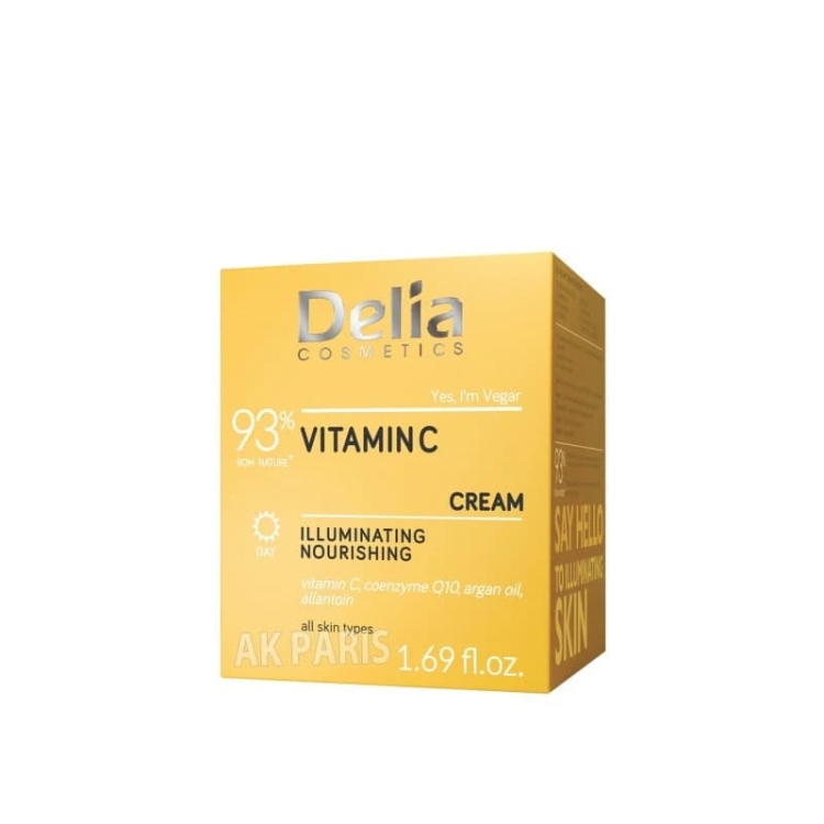 كريم مرطب بفيتامين سي Delia vitamin C