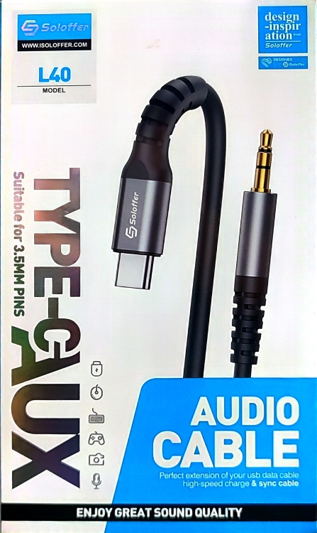 وصلة صوت TYPE-C SoloffEr 