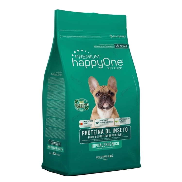 happyOne Premium Adult Dog Insect Protein Hypoallergenic 4Kg | PETMAXI FOOD FOR DOGS AND CATS | Dog Food | Dog Food