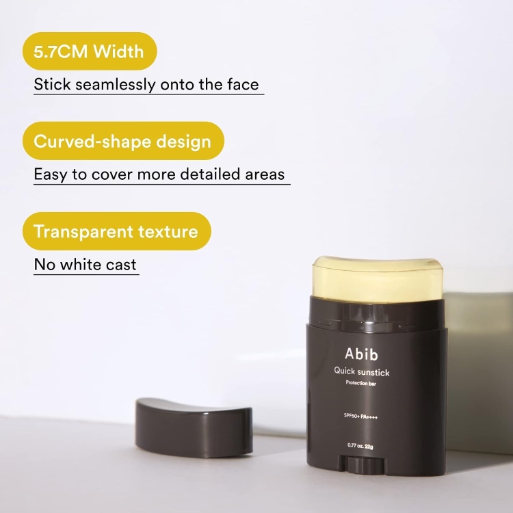 Abib Quick Sunstick Protection Bar SPF50+, ستيك واقي شمس كيميائي