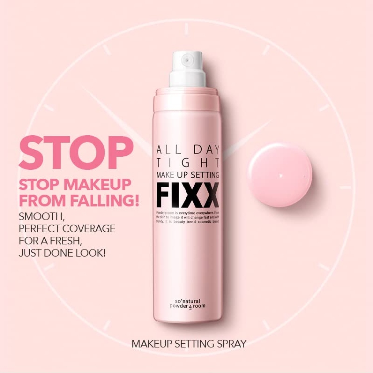 so natural - All Day Tight Make Up Setting Fixer General Mist [75ml - No Gas Mist Type]