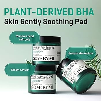 مسحات المعجزه القطنيه some by mi clear pads 