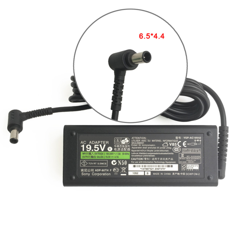 شاحن لابتوب 6.5*4.4 19.5V 4.7Aسوني