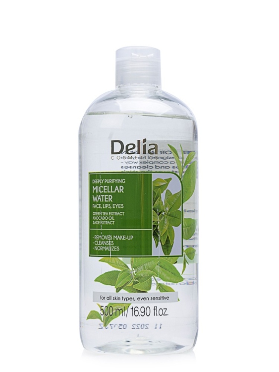 ماء ميسيلار و مزيل مكياج DELIA 