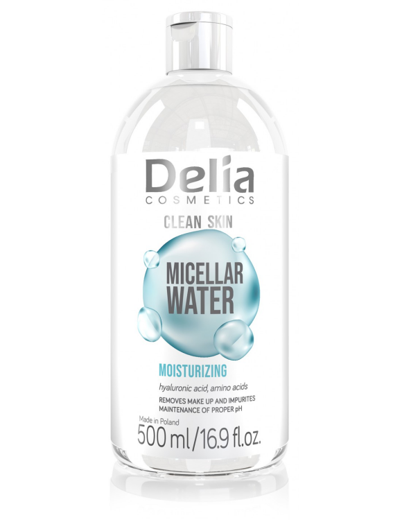 ماء ميسيلار و مزيل مكياج DELIA 