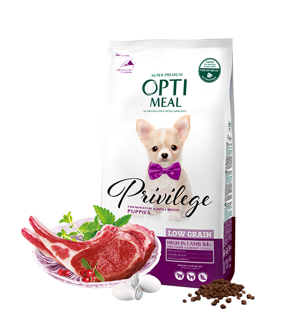 Opti meal Puppies Miniature & Small Breeds Lamb ( Low Grain ) 1.5kg