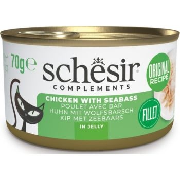 Schesir Complements Wet Cat Chicken in Jelly Can 70g 