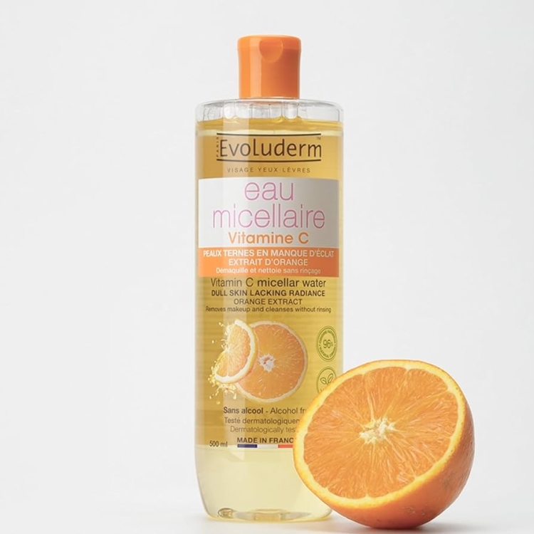 ماء ميسيلار ايفلوديرم  Evoluderm - Vitamin C Micellar Water