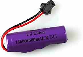 بطارية ليثيوم 14500 5000mAh 3.7V شحن 