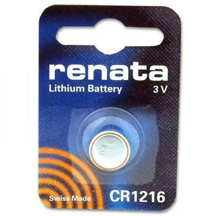 بطارية مفتاح سيارة CR1216 Renata سويسري اصلي 