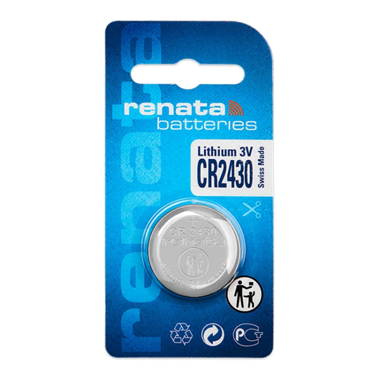 بطارية مفتاح سيارة CR2430 Renata سويسري اصلي 