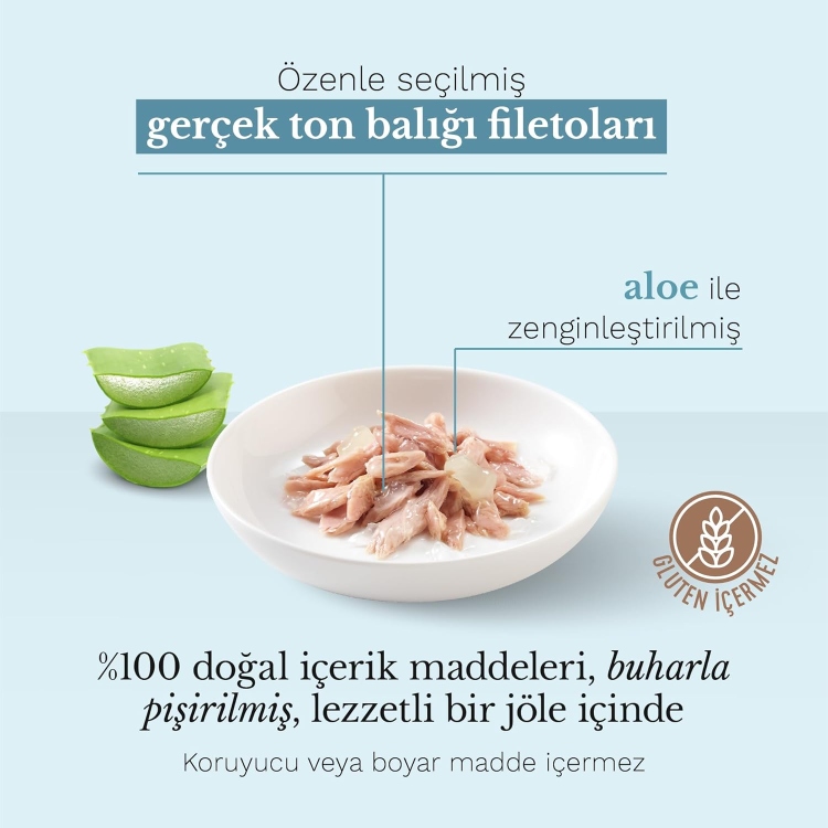 Schesir Cat Tuna With Aloe Jelly Can 85G