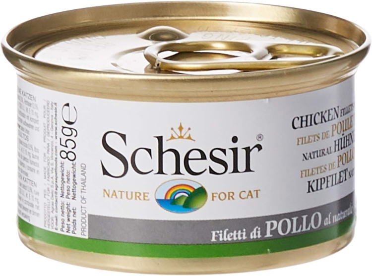 Schesir Cat Can Natural Style Brine 85 gm Chicken