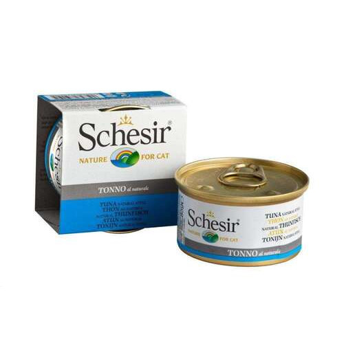 SCHESIR Adult Cat tuna natural style can 85gr