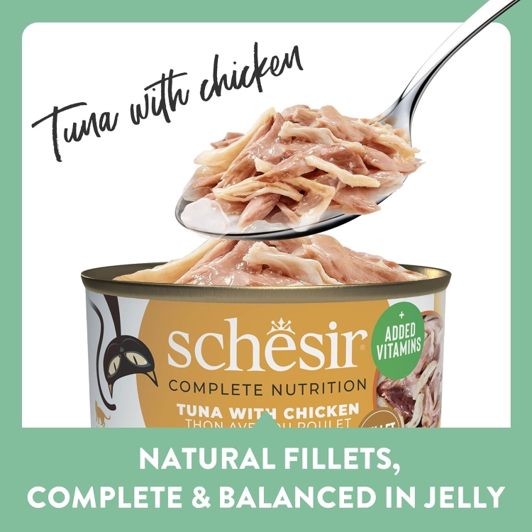 Schesir Cat  Tuna with Chicken-85g