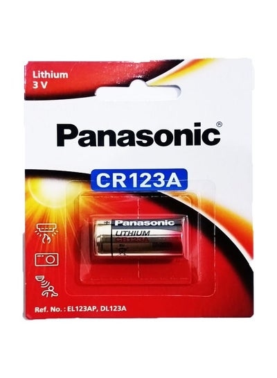 بطارية ليثيوم 3V CR123A Panasonic اصلي 
