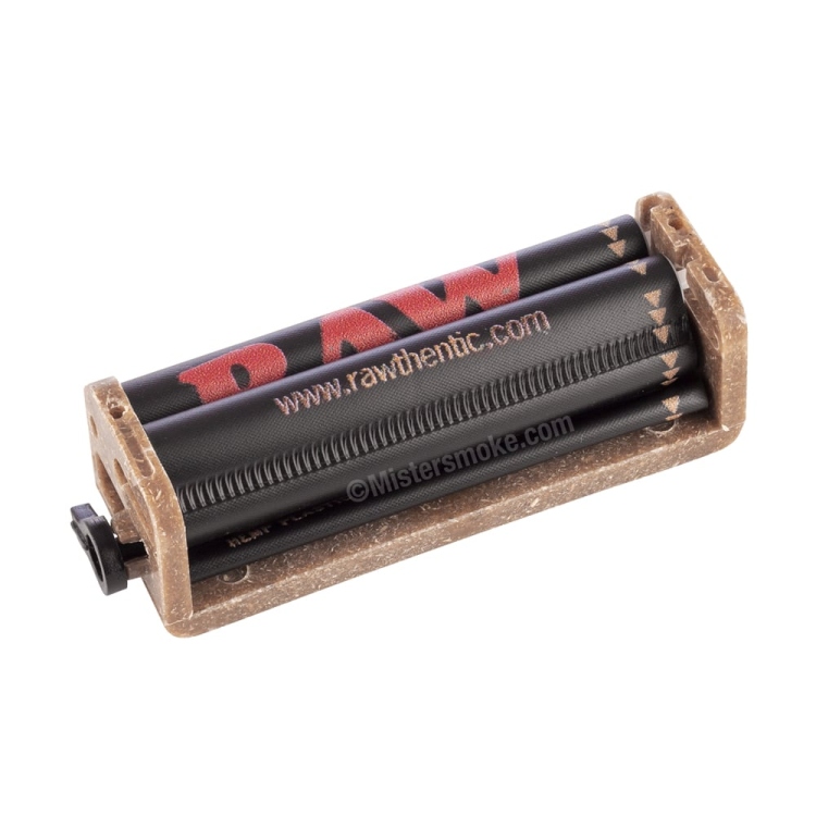 RAW Medium Plastic Tobacco 2-Way ADJ Rolling Machine - 70mm