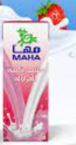مها مطعمات حليب وفراولة 200مل