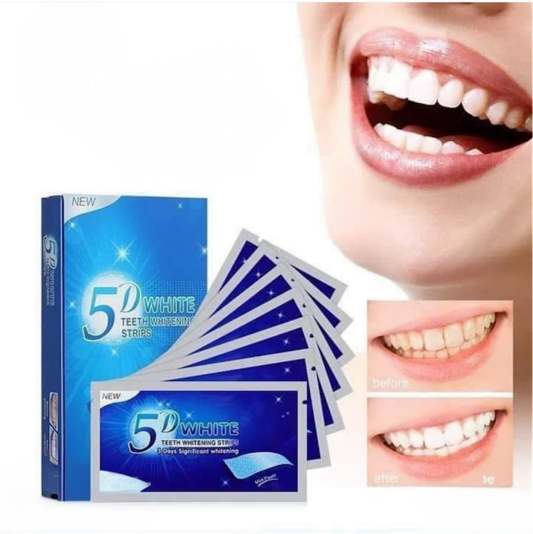لاصقات تبييض الاسنان 5D WHITE 