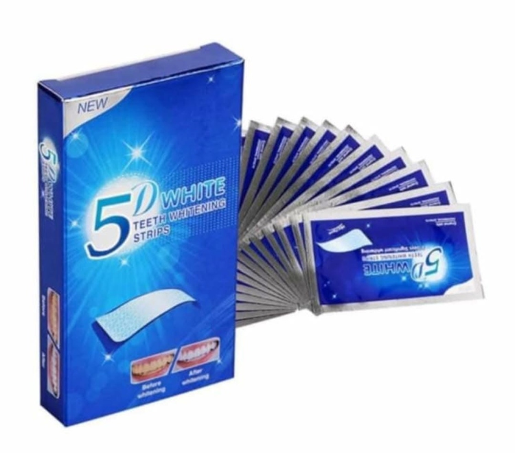 لاصقات تبييض الاسنان 5D WHITE 