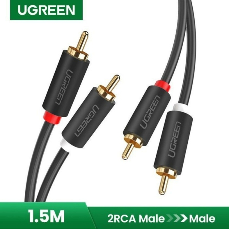 وصلة UGREEN 2RCA Male to 2RCA 1.5M