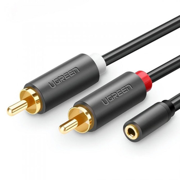 وصلة 0.20M UGREEN 3.5mm Female 2 RCA