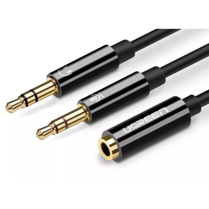 وصلة UGREEN 3.5mm Female to 2 Male 