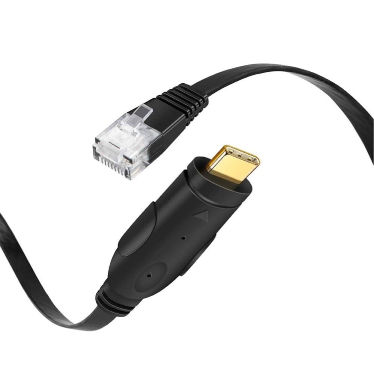 كيبل TYPE-C الى RJ45  طول 1.80 سم 