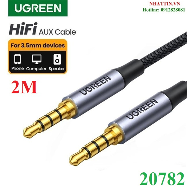 وصلة UGREEN 3.5mm 4-pole M/M 2M
