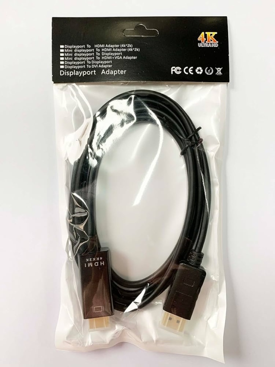 وصلة DP TO HDTV 4K 1.8M