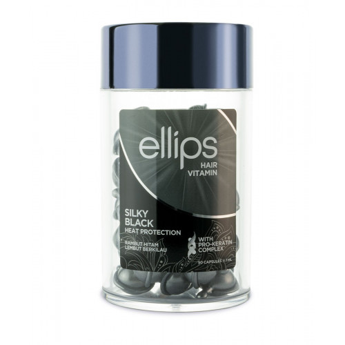 كبسولات فيتامين للشعر ELIPS HAIR VITAMINS - SILKY BLACK