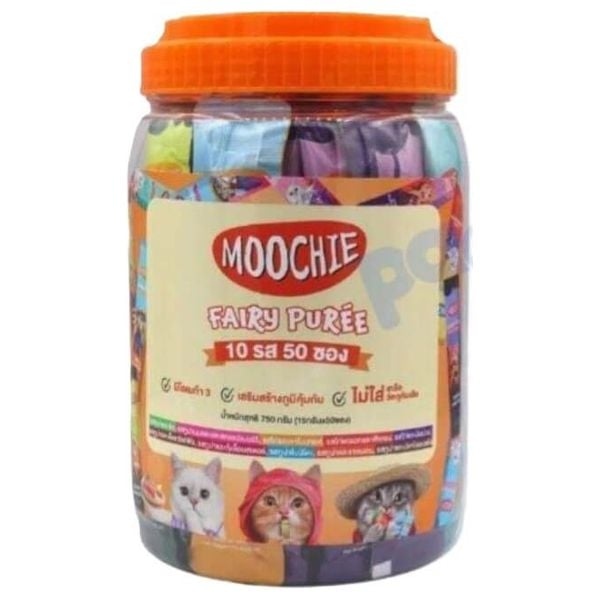 MOOCHIE 10 Flavors Cat Snack - 50 Pieces