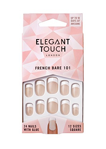 Elegant touch french bare 101 اظافر تركيب