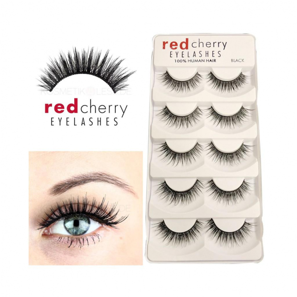 Red cherry eyelashes 6D (64) رموش تركيب
