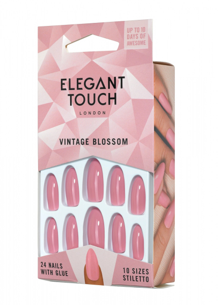 Elegant touch vintage blossom اظافر تركيب