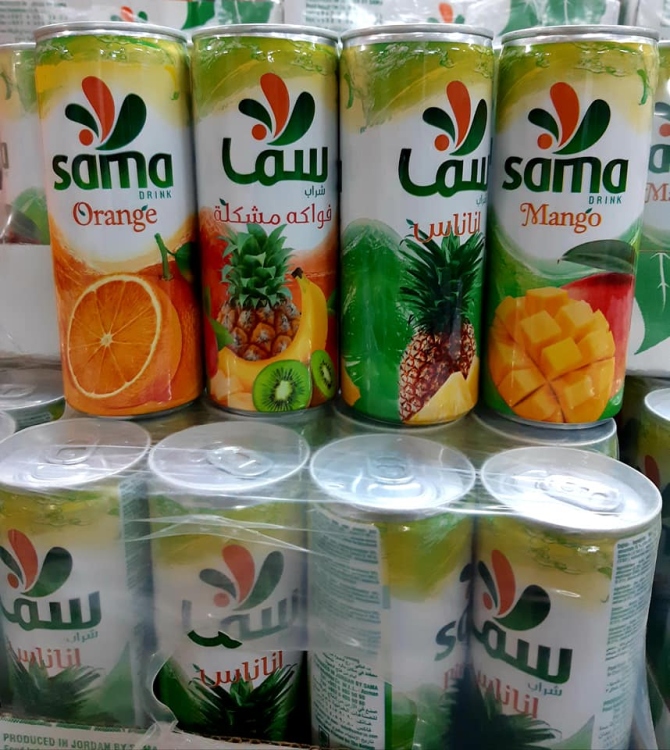 سما عصير نكهات 250 مل * 24