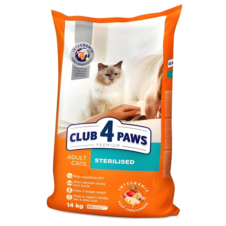 Club 4 paws للقطط المعقمة 