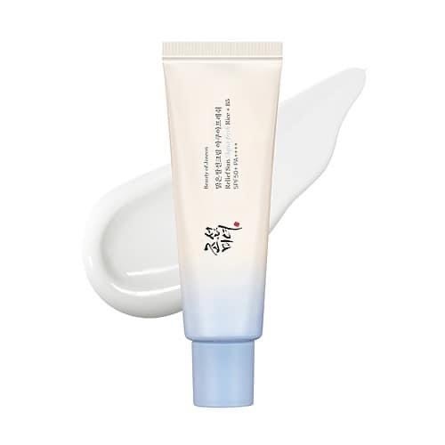 Beauty of Joseon 𝗦𝘂𝗻 𝗔𝗾𝘂𝗮-𝗳𝗿𝗲𝘀𝗵 : 𝗥𝗶𝗰𝗲 + 𝗕𝟱 sunscreen واقي الشمس الكوري الجديد