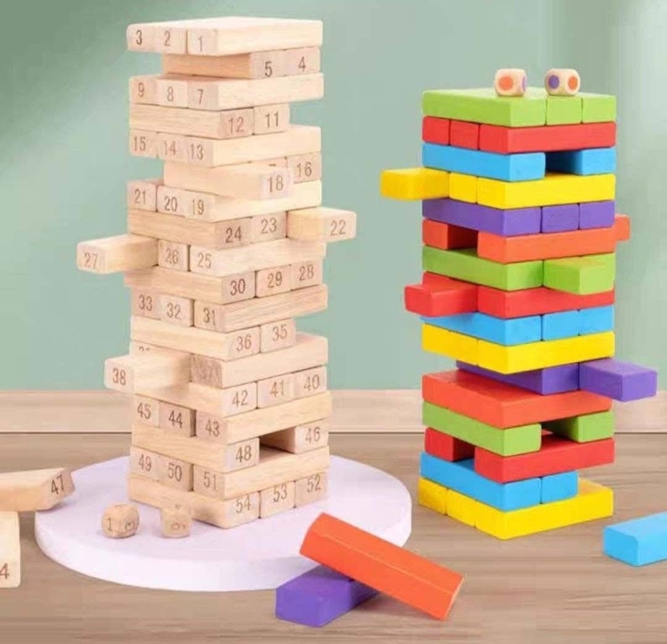 لعبة تحدي جينجا للكبار والصغار